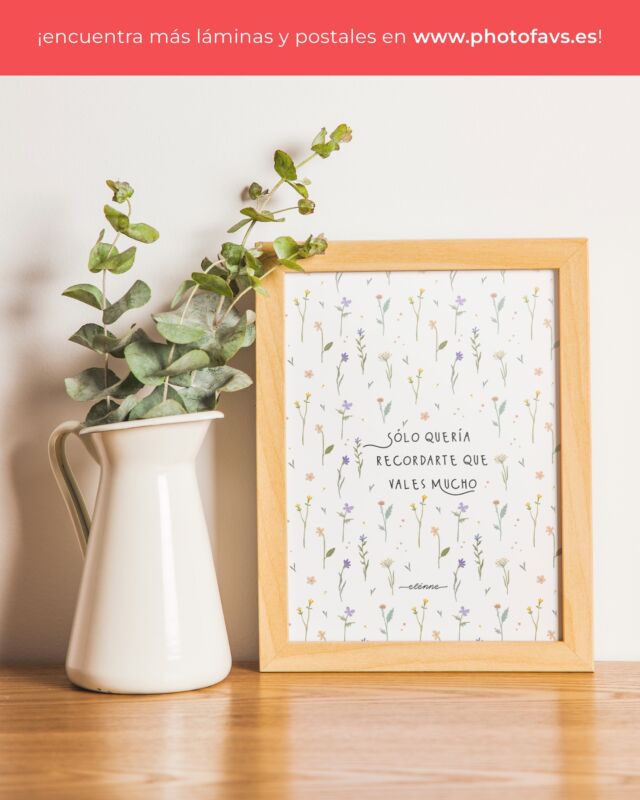 ¿Cúanto os gustan las flores por aquí? 🌸 ¿Y las palabras bonitas? En las láminas de @byelenne puedes encontrar ambas cosas juntas ✨

. . .

¡Entra en www.photofavs.es y encontrarás diferentes diseños!
#byelenne #diseño #photofavs.es #laminas #postales